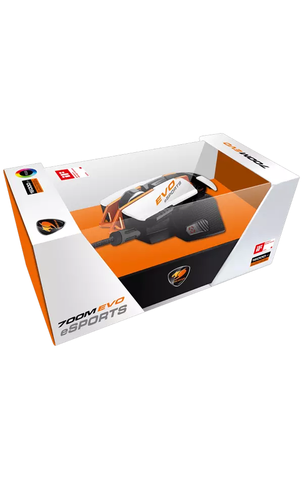 La 700M EVO offre une personnalisation et une performance ultime pour les gamers avec un capteur optique avancé de 16000 DPI et un système de poids ajustable pour une ergonomie optimale.