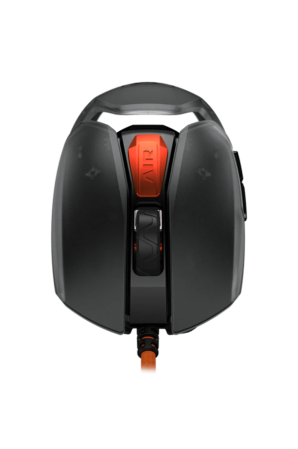 Souris de jeu Cougar Gaming Airblader Tournament Black avec capteur optique précis et boutons programmables.